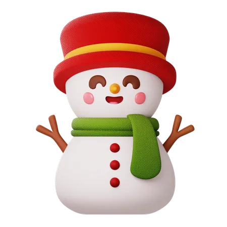 Boneco de neve  3D Icon