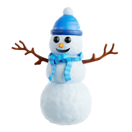 Boneco de neve  3D Icon