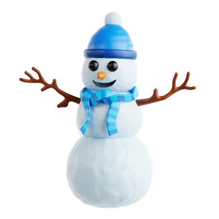 Boneco de neve  3D Icon