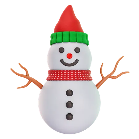 Boneco de neve  3D Icon