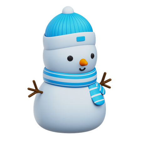 Boneco de neve  3D Icon