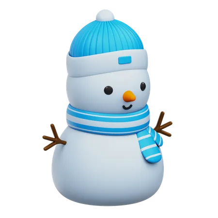 Boneco de neve  3D Icon