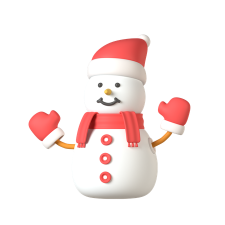 Boneco de neve  3D Icon