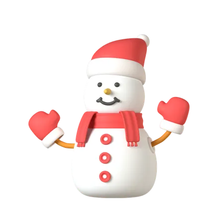 Boneco de neve  3D Icon