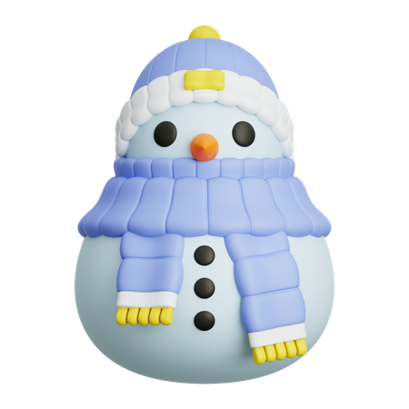 Boneco de neve  3D Icon