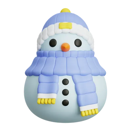 Boneco de neve  3D Icon