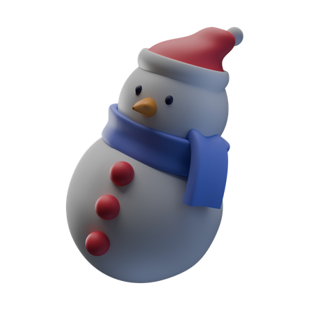 Boneco de neve  3D Icon