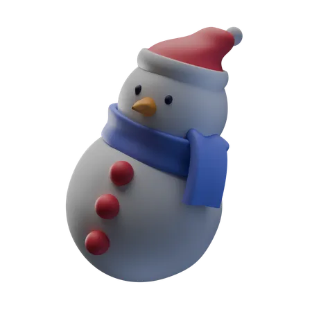 Boneco de neve  3D Icon