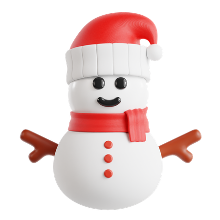 Boneco de neve  3D Icon