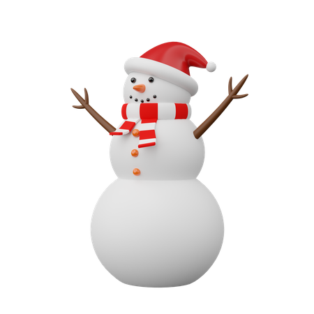 Boneco de neve  3D Icon