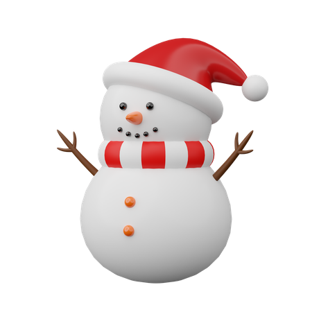 Boneco de neve  3D Icon