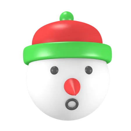 Boneco de neve  3D Icon