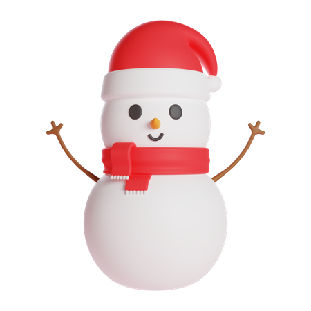 Boneco de neve  3D Icon