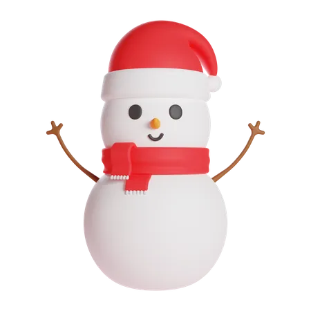 Boneco de neve  3D Icon