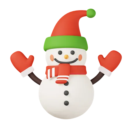 Boneco de neve  3D Icon