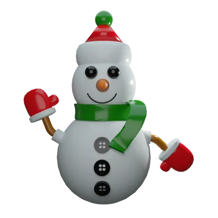 Boneco de neve  3D Icon