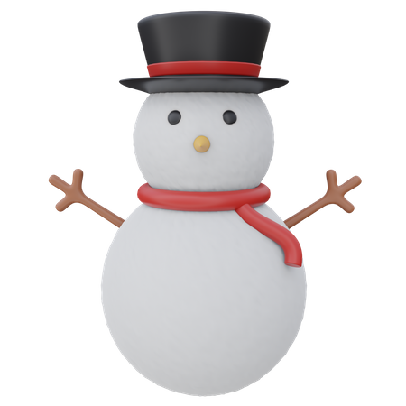 Boneco de neve  3D Icon