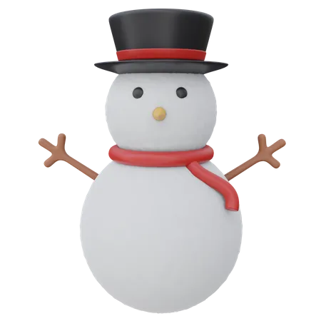 Boneco de neve  3D Icon