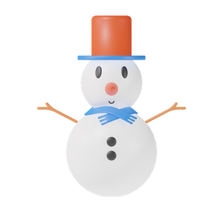 Boneco de neve  3D Icon