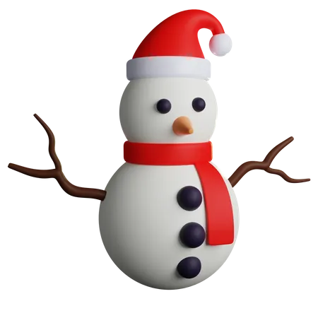 Boneco de neve  3D Icon