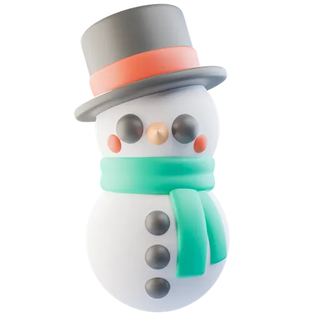 Boneco de neve  3D Icon