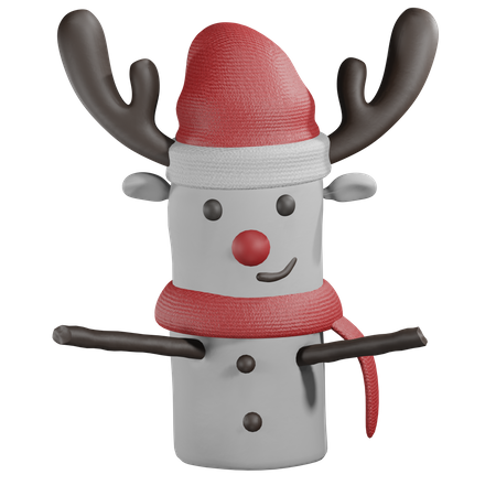 Boneco de neve  3D Icon