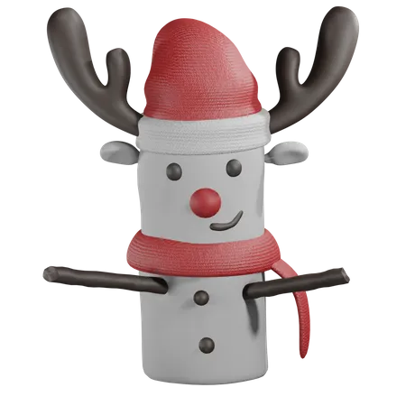 Boneco de neve  3D Icon