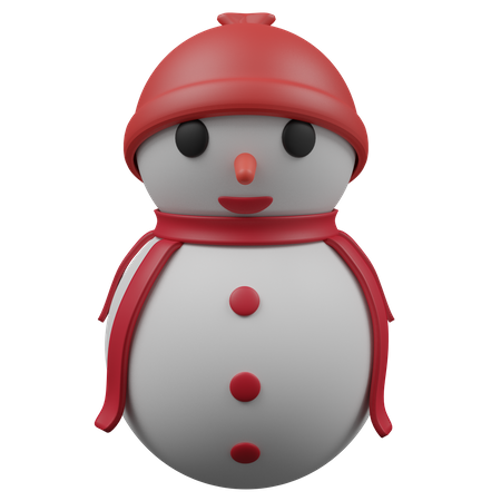 Boneco de neve  3D Icon