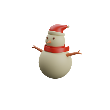 Boneco de neve  3D Icon