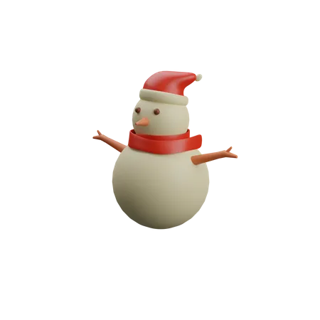 Boneco de neve  3D Icon