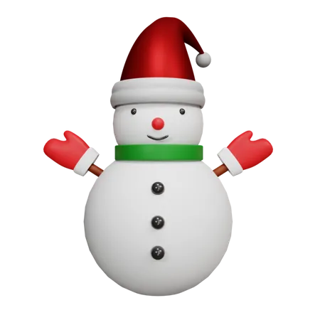 Boneco de neve  3D Icon