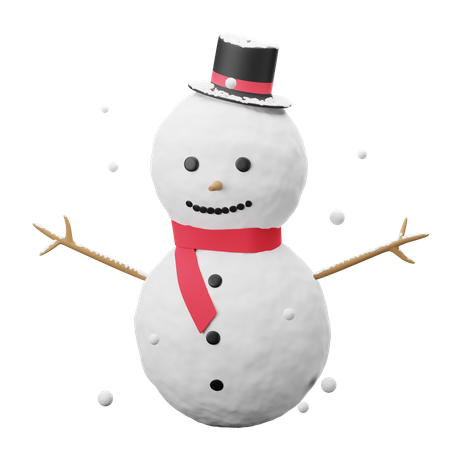 Boneco de neve  3D Icon