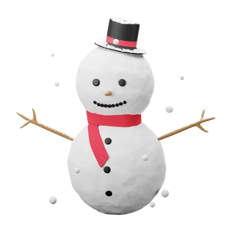 Boneco de neve  3D Icon