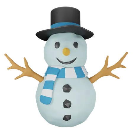 Boneco de neve  3D Icon