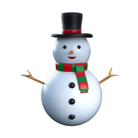 Boneco de neve  3D Icon