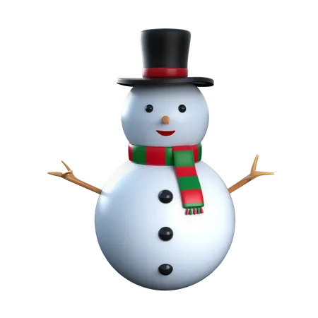 Boneco de neve  3D Icon