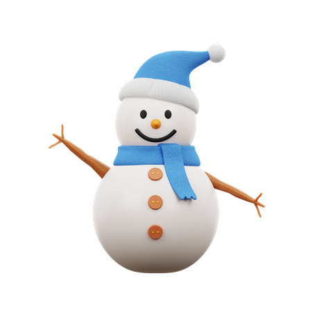 Boneco de neve  3D Icon