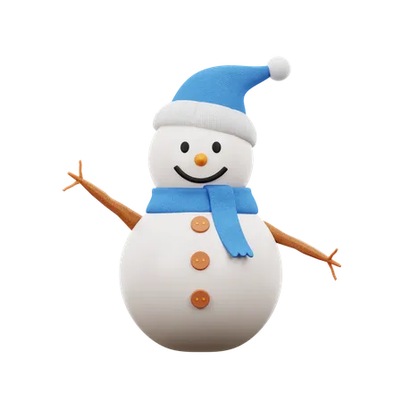 Boneco de neve  3D Icon