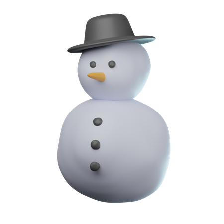 Boneco de neve  3D Icon