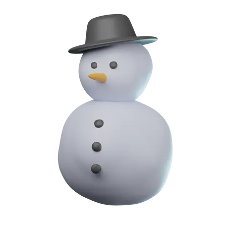 Boneco de neve  3D Icon