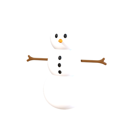 Boneco de neve  3D Icon