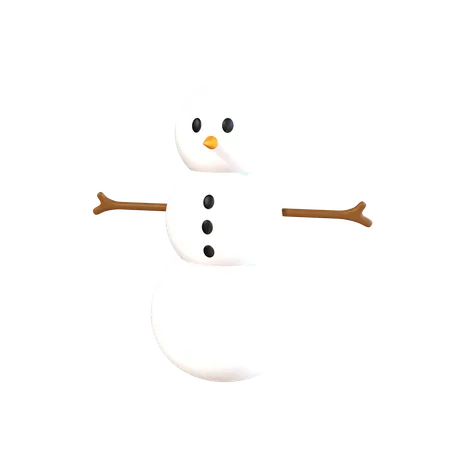 Boneco de neve  3D Icon