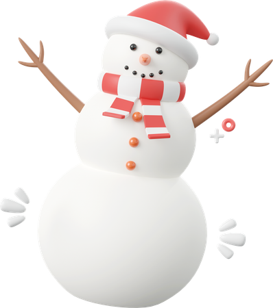 Boneco de neve  3D Icon