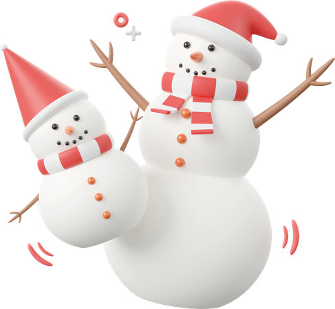 Boneco de neve  3D Icon