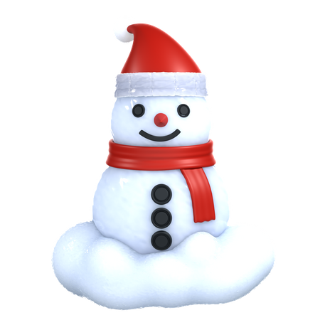 Boneco de neve  3D Icon