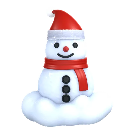 Boneco de neve  3D Icon