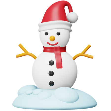 Boneco de neve  3D Icon