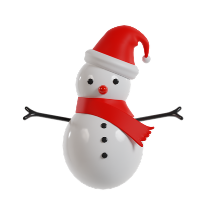 Boneco de neve  3D Icon