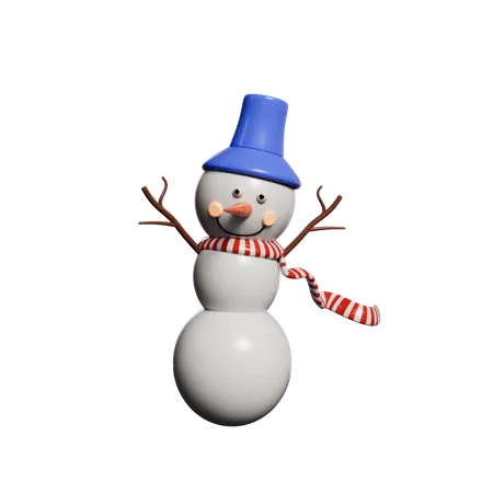 Boneco de neve  3D Icon