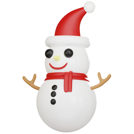 Boneco de neve  3D Icon